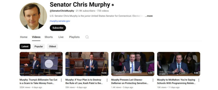 Chris Murphy shows Democrats how digital communications is done